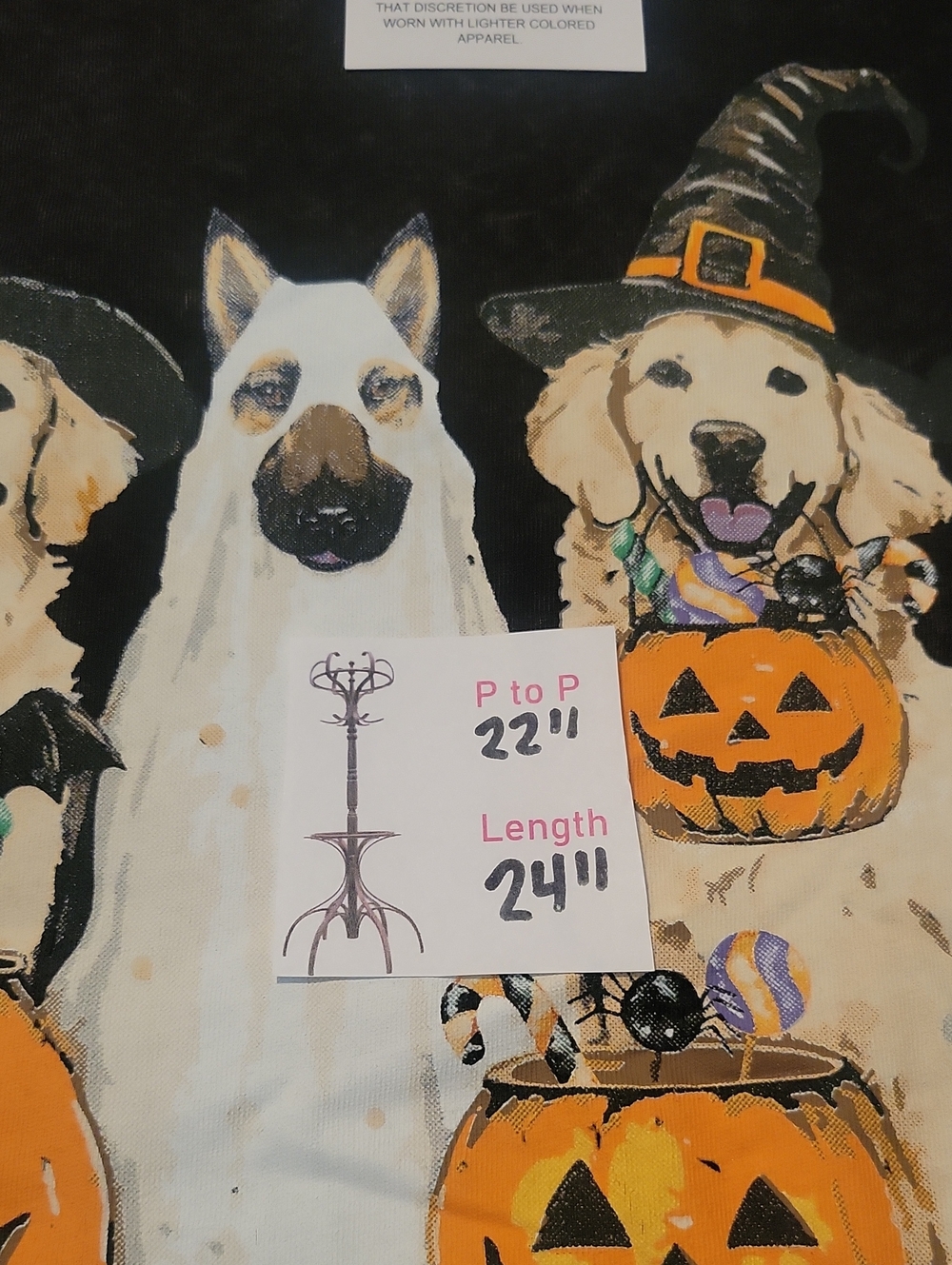 Goodie Two Sleeves Halloween Design Tshirt - Picture 5 of 5